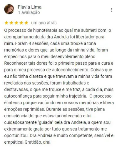 Depoimento Flávia Lima